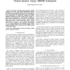 Asymptotic Ergodic Capacity of Multidimensional Vector-Sensor Array MIMO Channels