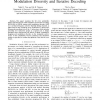 Asymptotic Performance of Coded OFDM with Modulation Diversity and Iterative Decoding
