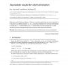 Asymptotic results for silent elimination