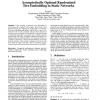 Asymptotically Optimal Randomized Tree Embedding in Static Networks
