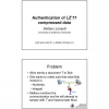 Authentication of LZ-77 Compressed Data