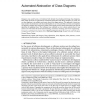 Automated abstraction of class diagrams