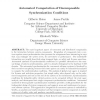 Automated Computation of Decomposable Synchronization Conditions
