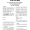 Automated design of scoring rules by learning from examples
