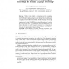 Automatic Acquisition of Morphological Knowledge for Medical Language Processing