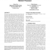 Automatic data partitioning for the agere payload plus network processor