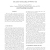 Automatic matchmaking of web services