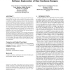 Automatic performance model construction for the fast software exploration of new hardware designs