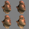 Automatic Relighting of Overlapping Textures of a 3D Model