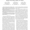 Automatically translating a general purpose C++ image processing library for GPUs