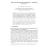 Autonomic Storage System Based on Automatic Learning