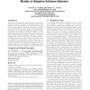 Avida-MDE: a digital evolution approach to generating models of adaptive software behavior