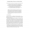 Avoidable Binary Patterns in Partial Words