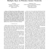 Babel: Using a Common Bridge Node to Deliver Multiple Keys in Wireless Sensor Networks