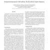 Background segmentation with feedback: The Pixel-Based Adaptive Segmenter
