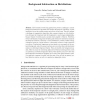 Background Subtraction on Distributions