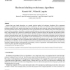 Backward-chaining evolutionary algorithms