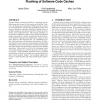 Balancing memory and performance through selective flushing of software code caches