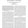Bandwidth Constraint Models: A Performance Study with Preemption on Link Failures