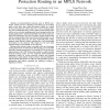Bandwidth Sharing with Primary Paths for Protection Routing in an MPLS Network