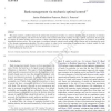 Bank management via stochastic optimal control