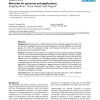 Barcodes for genomes and applications