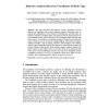 Behavior Analysis Based on Coordinates of Body Tags