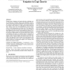 Behavioral similarity matching using concrete source code templates in logic queries