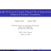 Bilingually Motivated Domain-Adapted Word Segmentation for Statistical Machine Translation