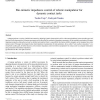 Bio-mimetic impedance control of robotic manipulator for dynamic contact tasks