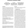 Biobjective evolutionary and heuristic algorithms for intersection of geometric graphs