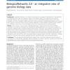 BiologicalNetworks 2.0 - an integrative view of genome biology data