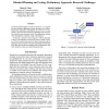 Blended Planning and Acting: Preliminary Approach, Research Challenges
