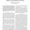 Blinkered LOST: Restricting sensor field of view can improve scalability in emergent multi-robot trail following