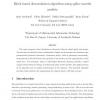 Block Based Deconvolution Algorithm Using Spline Wavelet Packets