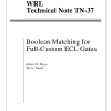 Boolean matching for full-custom ECL gates