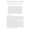 Boolean Networks Design by Genetic Algorithms