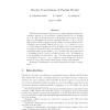 Border Correlations of Partial Words