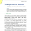 Breathing life into "living documents"