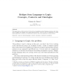 Bridges from Language to Logic: Concepts, Contexts and Ontologies