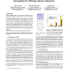 Brief announcement: locality-based aggregate computation in wireless sensor networks