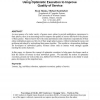 Bringing New HOPE to Networked Games: Using Optimistic Execution to Improve Quality of Service