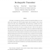 Broadcasting with an Energy Harvesting Rechargeable Transmitter