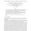Building blocks of cooperative relaying in wireless systems