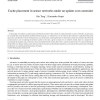 Cache placement in sensor networks under an update cost constraint
