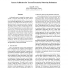 Camera calibration for uneven terrains by observing pedestrians