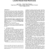 Capturing complex multidimensional data in location-based data warehouses