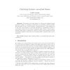 Capturing dynamic conceptual frames