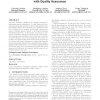 Cardinality estimation using sample views with quality assurance