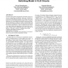 Causal probabilistic input dependency learning for switching model in VLSI circuits
